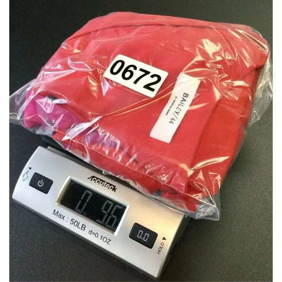 Bailey 44 Womens Hot Pink Red Colorblock V-Neck Nina Tie Wrap Top Blouse Medium - Picture 10 of 11